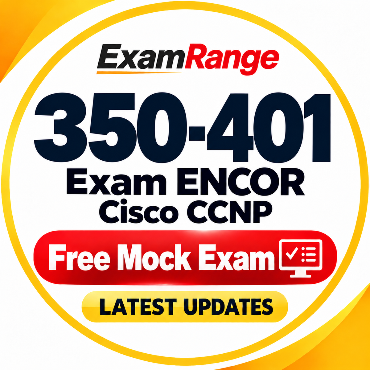 Cisco CCNP Enterprise 350-401 ENCOR ExamPrep Premium Bundle | 1,497 Q&A | Free Updates