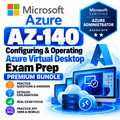 AZ-140 Configuring & Operating Azure Virtual Desktop ExamPrep Premium Bundle | 299 Q&A | Free Updates