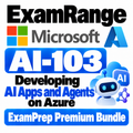 Microsoft AI-103 Developing AI Apps and Agents on Azure ExamPrep Premium Bundle | 135 Q&A | Free Updates