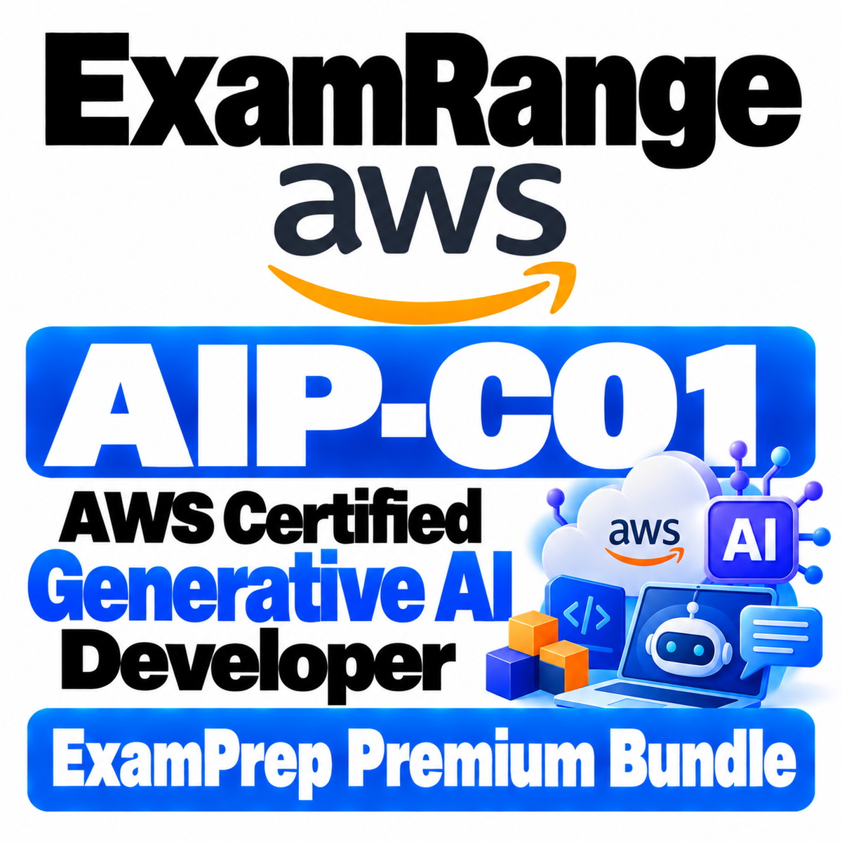 AWS Certified Generative AI Developer Professional AIP-C01 ExamPrep Premium Bundle | 138 Q&A | Free Updates