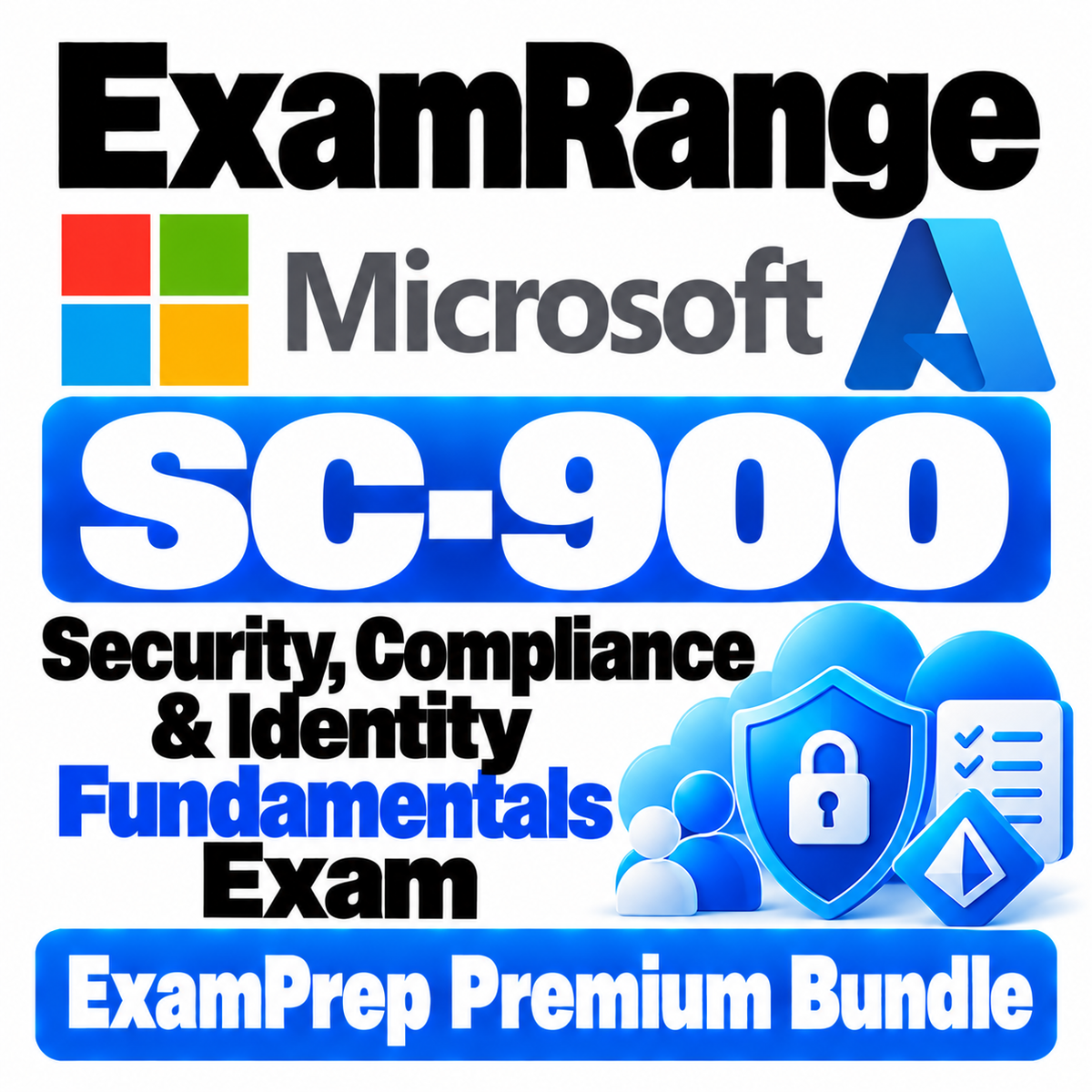 Microsoft Security, Compliance, and Identity Fundamentals SC-900 ExamPrep Premium Bundle | 211 Q&A | Free Updates