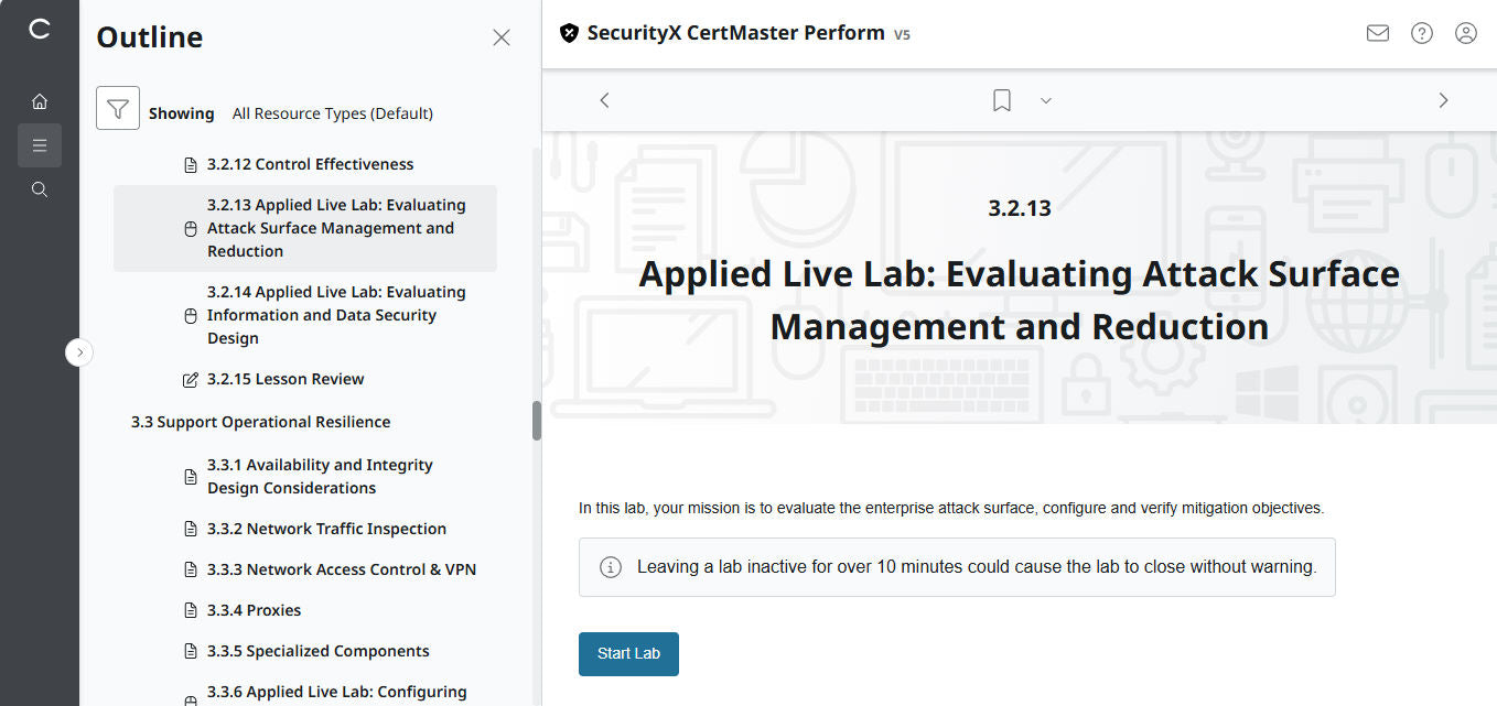 CompTIA CertMaster Perform – SecurityX CASP+ CAS-005 Individual License